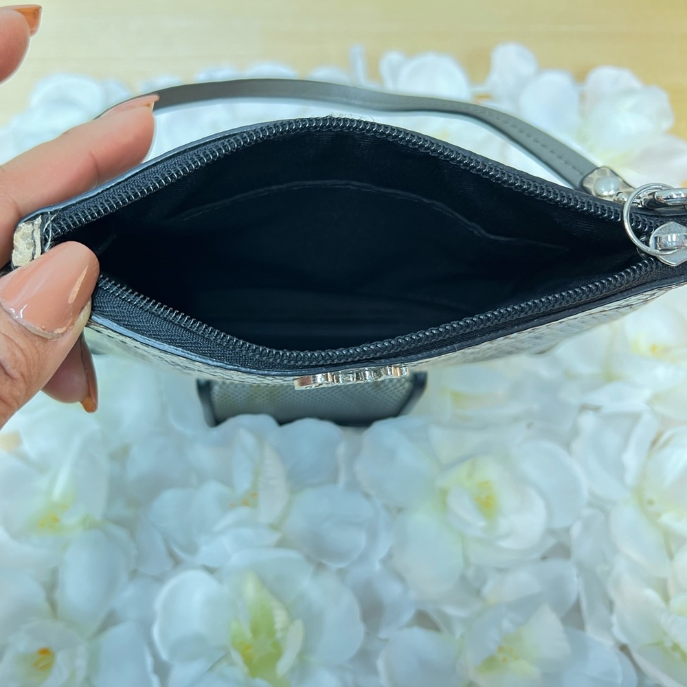 Coach Madison Python-Embossed Leather Wristlet. M… - image 6